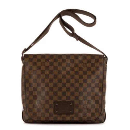 Louis Vuitton Vintage Pre-owned Canvas handvskor Brown, Dam