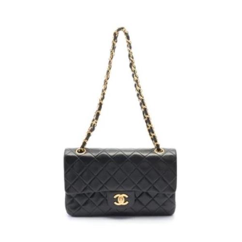 Chanel Vintage Pre-owned Laeder axelremsvskor Black, Dam