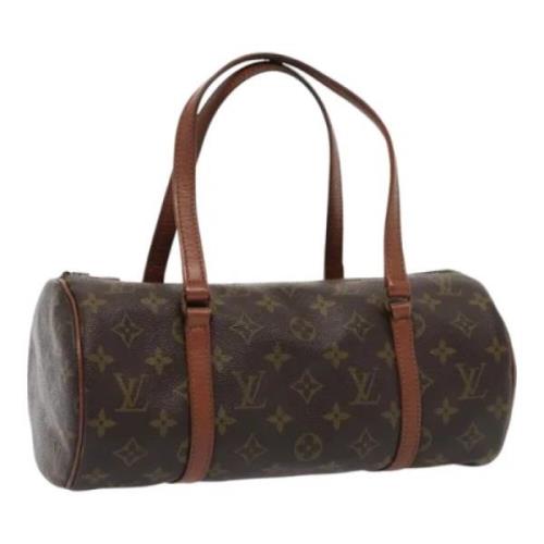 Louis Vuitton Vintage Pre-owned Canvas handvskor Brown, Dam