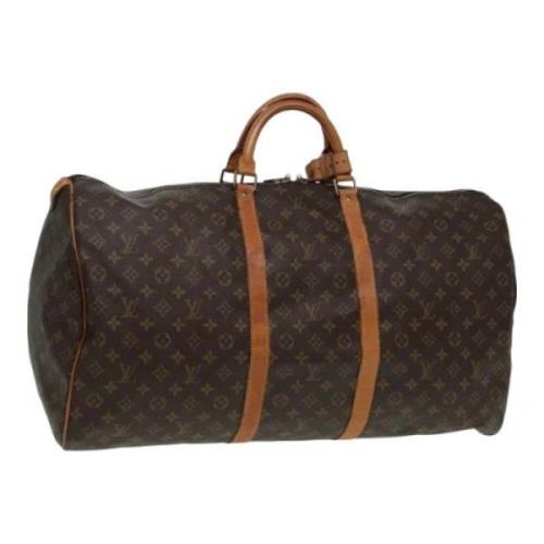 Louis Vuitton Vintage Pre-owned Canvas resvskor Brown, Dam