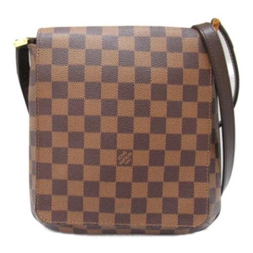 Louis Vuitton Vintage Pre-owned Tyg louis-vuitton-vskor Brown, Dam