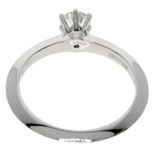 Tiffany & Co. Pre-owned Pre-owned Platina ringar Gray, Dam