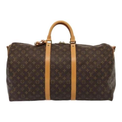 Louis Vuitton Vintage Pre-owned Canvas handvskor Brown, Dam