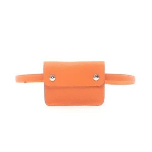 Hermès Vintage Pre-owned Laeder crossbodyvskor Orange, Dam