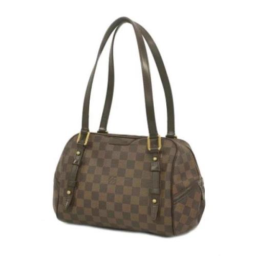 Louis Vuitton Vintage Pre-owned Tyg louis-vuitton-vskor Brown, Dam