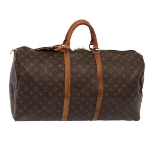 Louis Vuitton Vintage Pre-owned Canvas resvskor Brown, Dam