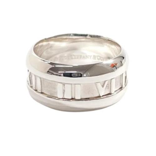 Tiffany & Co. Pre-owned Pre-owned Silver ringar Gray, Dam