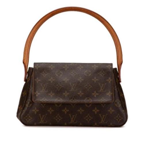 Louis Vuitton Vintage Pre-owned Canvas handvskor Brown, Dam