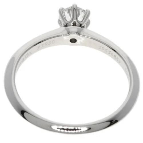 Tiffany & Co. Pre-owned Pre-owned Platina ringar Gray, Dam