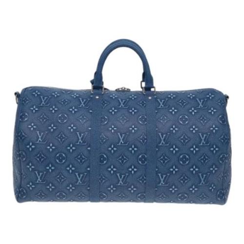 Louis Vuitton Vintage Pre-owned Canvas louis-vuitton-vskor Blue, Dam