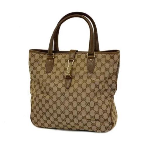 Gucci Vintage Pre-owned Canvas gucci-vskor Brown, Dam