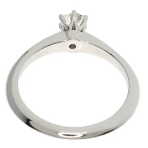 Tiffany & Co. Pre-owned Pre-owned Platina ringar Gray, Dam