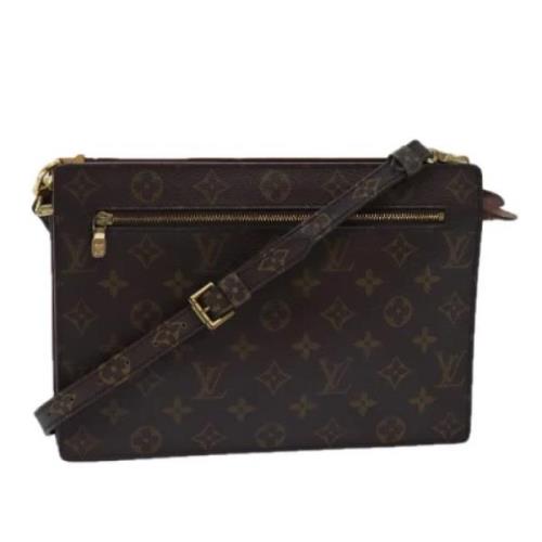 Louis Vuitton Vintage Pre-owned Canvas louis-vuitton-vskor Brown, Dam