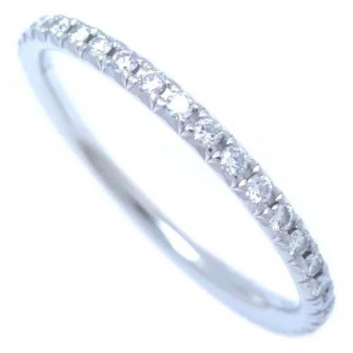 Tiffany & Co. Pre-owned Pre-owned Platina ringar Gray, Dam