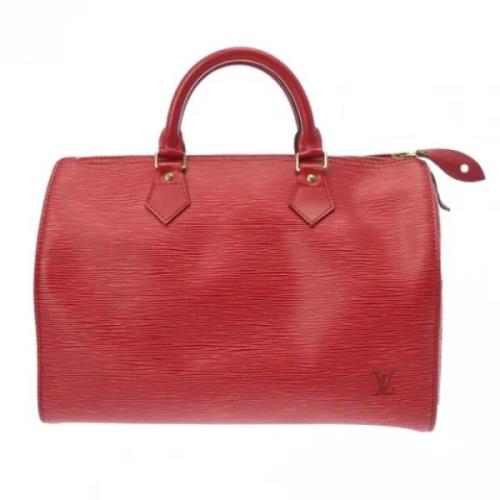 Louis Vuitton Vintage Pre-owned Laeder louis-vuitton-vskor Red, Dam