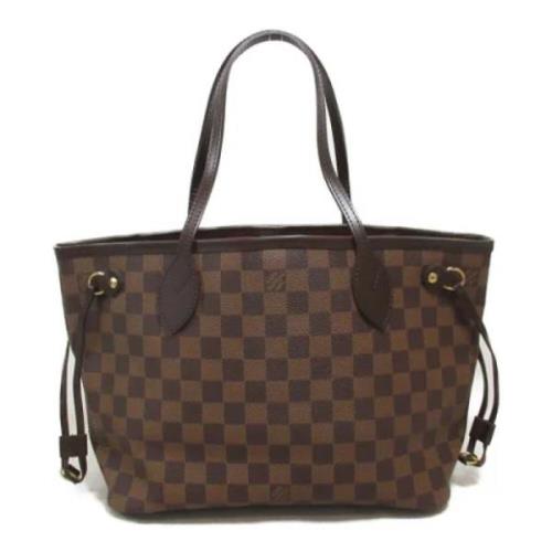 Louis Vuitton Vintage Pre-owned Tyg louis-vuitton-vskor Brown, Dam