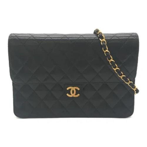 Chanel Vintage Pre-owned Laeder axelremsvskor Black, Dam