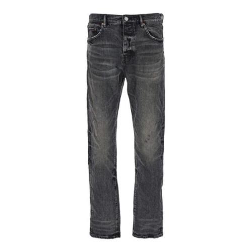 Purple Brand Slim Fit Grå Denim Jeans Gray, Herr