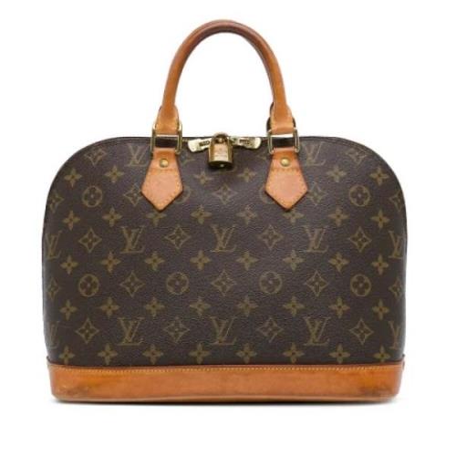 Louis Vuitton Vintage Pre-owned Canvas handvskor Brown, Dam