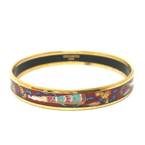 Hermès Vintage Pre-owned Guld armband Red, Dam