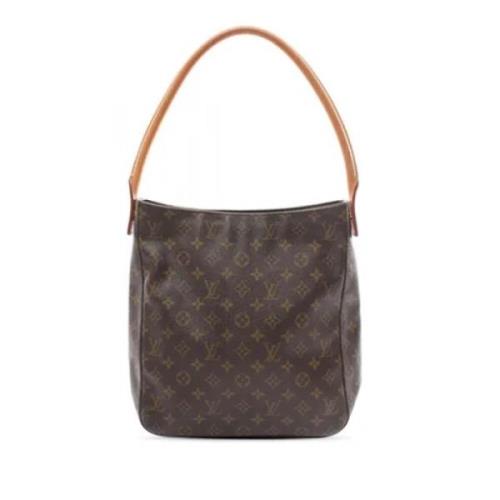 Louis Vuitton Vintage Pre-owned Canvas handvskor Brown, Dam