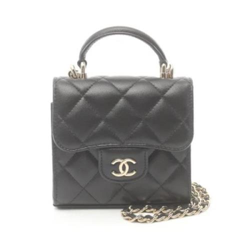 Chanel Vintage Pre-owned Laeder chanel-vskor Black, Dam