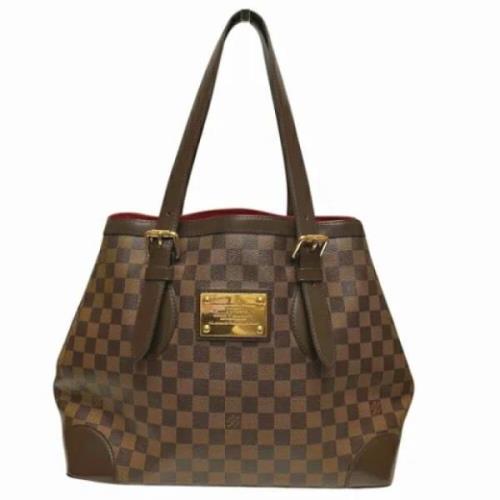 Louis Vuitton Vintage Pre-owned Tyg louis-vuitton-vskor Brown, Dam