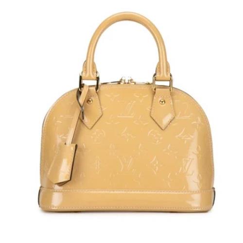 Louis Vuitton Vintage Pre-owned Laeder handvskor Beige, Dam