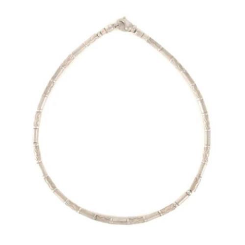 Tiffany & Co. Pre-owned Pre-owned Silver halsband Gray, Herr