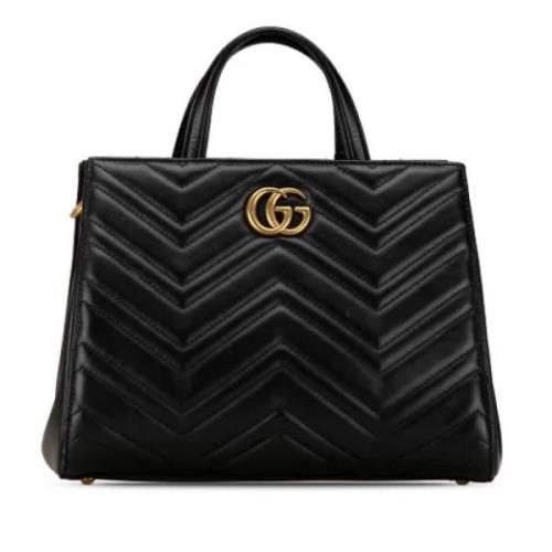 Gucci Vintage Pre-owned Laeder gucci-vskor Black, Dam