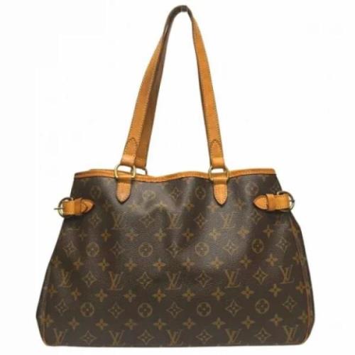 Louis Vuitton Vintage Pre-owned Tyg louis-vuitton-vskor Brown, Dam