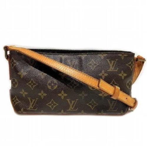 Louis Vuitton Vintage Pre-owned Tyg louis-vuitton-vskor Brown, Dam