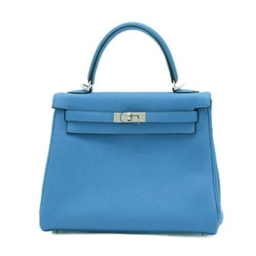 Hermès Vintage Pre-owned Laeder handvskor Blue, Dam