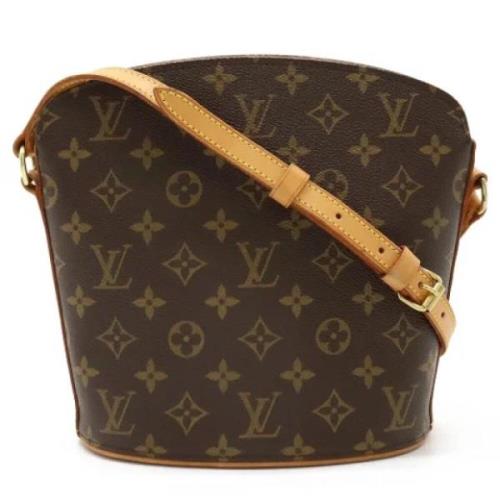 Louis Vuitton Vintage Pre-owned Tyg louis-vuitton-vskor Brown, Dam