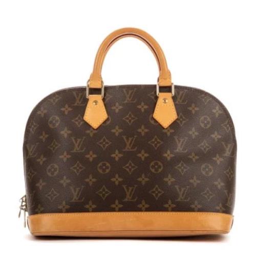 Louis Vuitton Vintage Pre-owned Canvas handvskor Brown, Dam