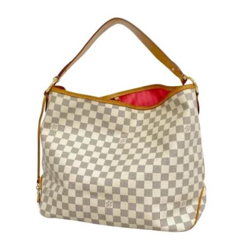 Louis Vuitton Vintage Pre-owned Canvas louis-vuitton-vskor Beige, Dam