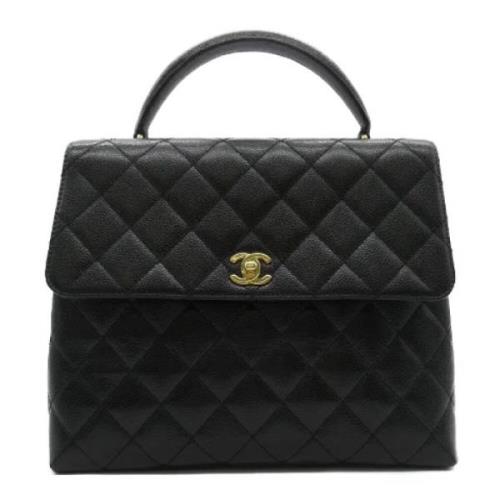 Chanel Vintage Pre-owned Tyg chanel-vskor Black, Dam