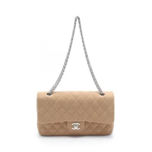 Chanel Vintage Pre-owned Bomull chanel-vskor Beige, Dam