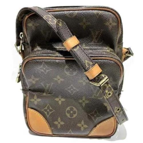 Louis Vuitton Vintage Pre-owned Tyg louis-vuitton-vskor Brown, Dam