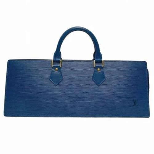 Louis Vuitton Vintage Pre-owned Tyg louis-vuitton-vskor Blue, Dam