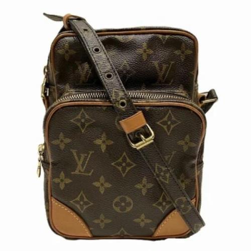 Louis Vuitton Vintage Pre-owned Tyg louis-vuitton-vskor Brown, Dam