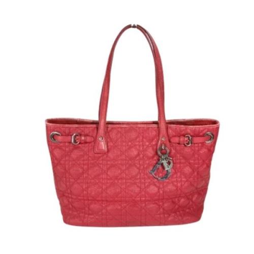 Dior Vintage Pre-owned Tyg dior-vskor Red, Dam