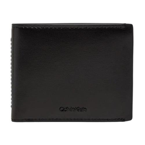 Calvin Klein Essentiell Bifold Plånbok med Myntficka Black, Herr