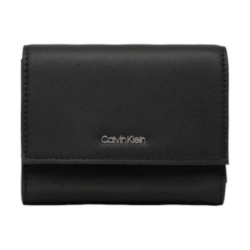 Calvin Klein Trifold Dragkedja Plånbok Höst/Vinter Kollektion Black, D...