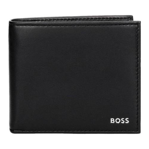 Hugo Boss Herr Plånbok Randy Svart Läder Black, Herr