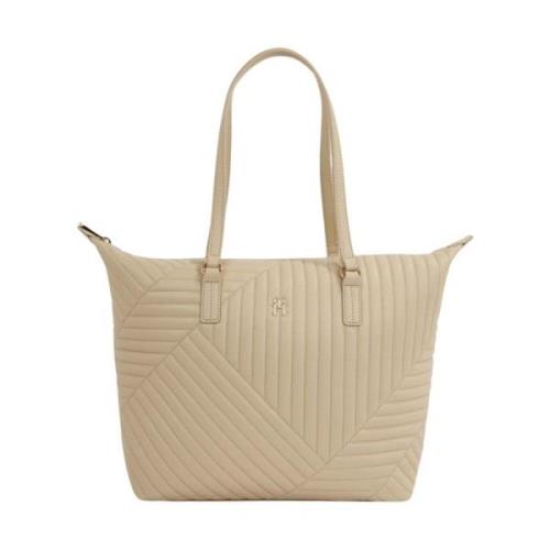 Tommy Hilfiger Elegant Couture Toteväska Beige, Dam