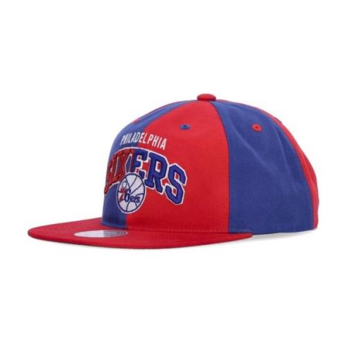 Mitchell & Ness NBA Pinwheel Keps Röd/Blå Multicolor, Unisex