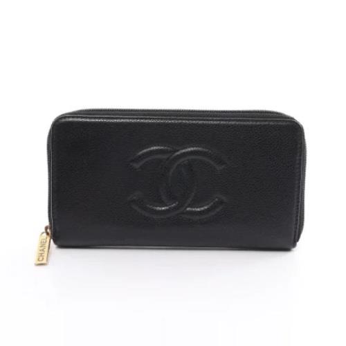 Chanel Vintage Pre-owned Tyg plnbcker Black, Dam