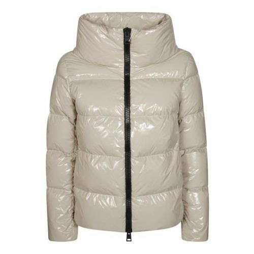 Herno Blank Pufferjacka Beige, Dam