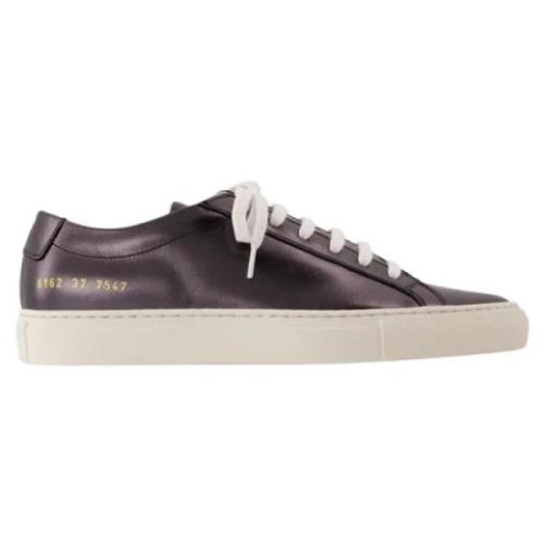 Common Projects Laeder sneakers Black, Dam